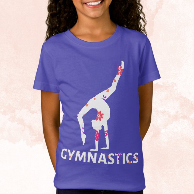 Gymnastik Blume Power Handstand T-Shirt (Von Creator hochgeladen)