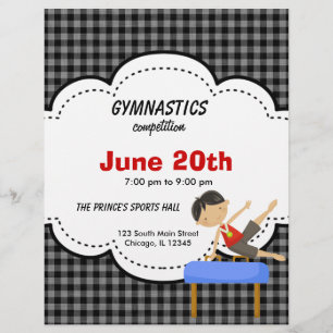 Gymnastik Boy Competition (Black) Flyer