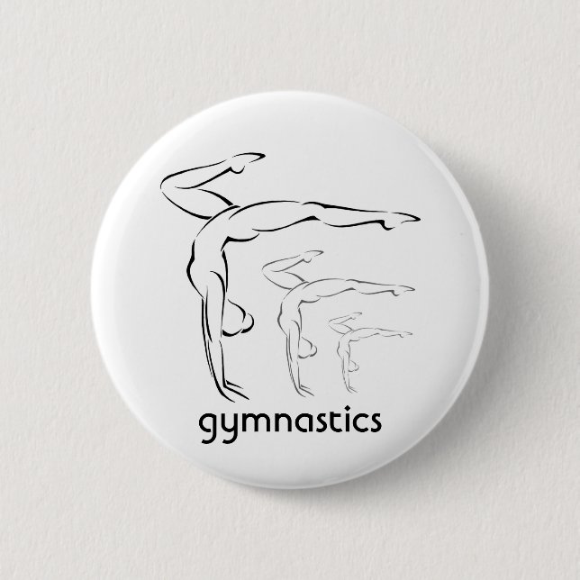 Gymnastik Button (Vorderseite)