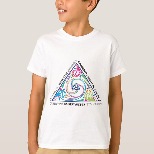 Gymnastik Celtic Triangle T-Shirt (Vorderseite)