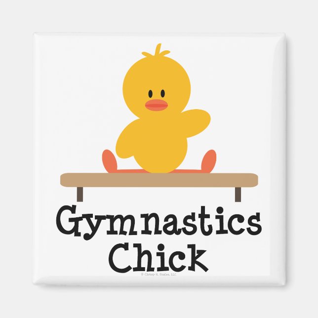 Gymnastik Chick Magnet (Vorne)