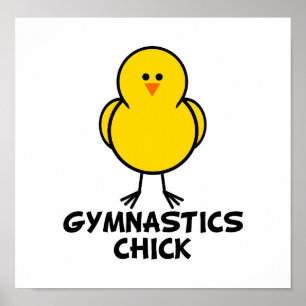 Gymnastik Chick Poster
