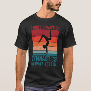 Gymnastik Damen und Herren Girls Teens Gymnast Tan T-Shirt
