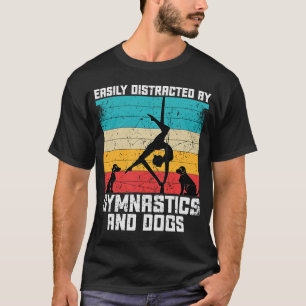 Gymnastik Damen und Herren Girls Teens Gymnast Tan T-Shirt