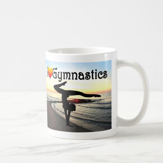 GYMNASTIK-DESIGN KAFFEETASSE (Rechts)