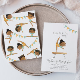 Gymnastik Einladung zum Geburtstag | Gymnastik-Par