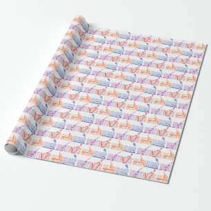 Gymnastik-Ereignisse Geschenkpapier