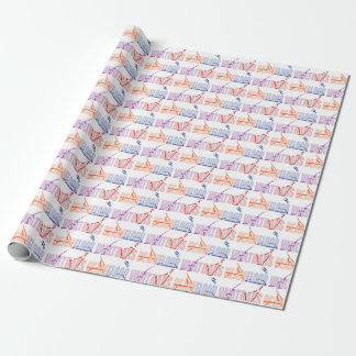 Gymnastik-Ereignisse Geschenkpapier