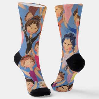 Gymnastik farbiges Mustergeschenk Socken
