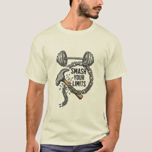 Gymnastik - Festigkeit, Power, keine Grenzen T-Shirt