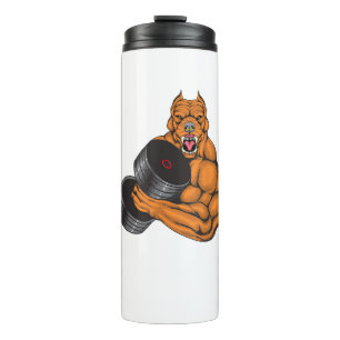 Gymnastik-Fitness Pit Bull Gym - Gewichtheben Thermosbecher