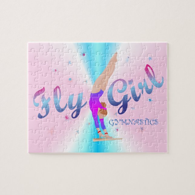 Gymnastik - Fly Girl Puzzle (Horizontal)