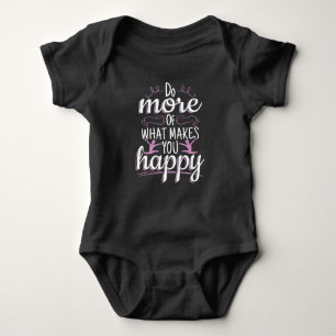 Gymnastik für Mädchen - Motivierend Glücksangebot Baby Strampler