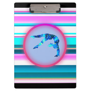 Gymnastik für Mädchen, Power Tumbling, Handspring Klemmbrett