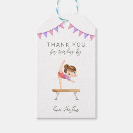 Gymnastik Gastgeschenk Tag Geschenkanhänger