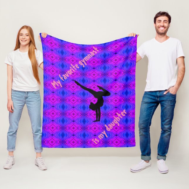 Gymnastik Girls Fleece Blanket von Eltern (Beispiel)