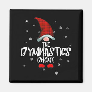 Gymnastik Gnome Familie Weihnachten Pajama Gymnast Magnet