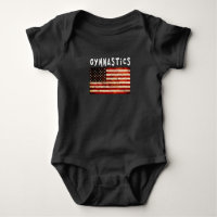 Gymnastik Grunge American USA Flag