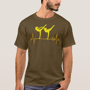 Gymnastik Gymnast Herzschlag Puls T-Shirt