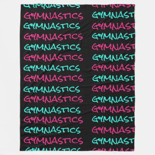 Gymnastik Gymnast Scribble Fleece Blanket