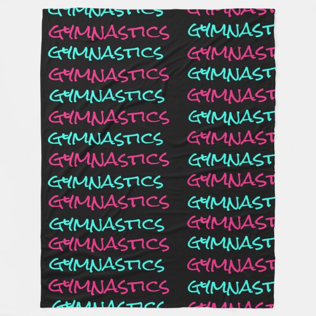 Gymnastik Gymnast Scribble Fleece Blanket (Vorderseite)