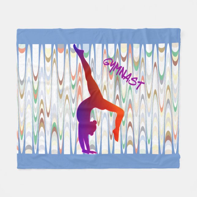 Gymnastik GYMNAST Vlies Decke. Fleecedecke (Vorderseite (Horizontal))