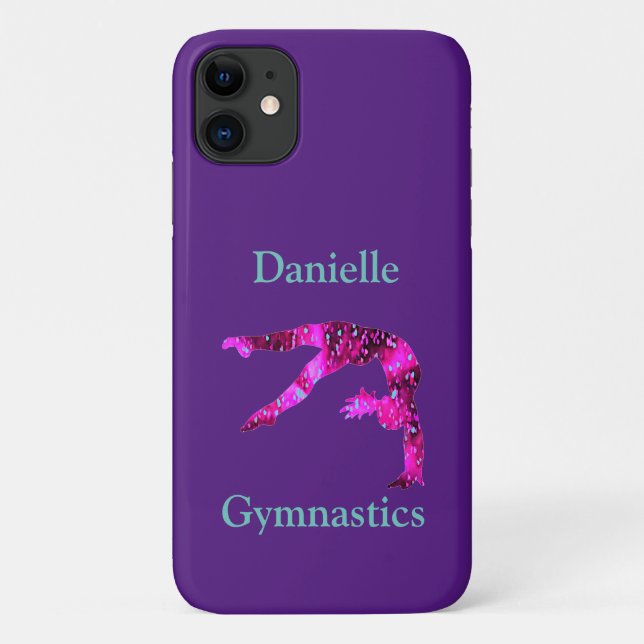Gymnastik Handspring Personalisiert Case-Mate iPhone Hülle (Rückseite)