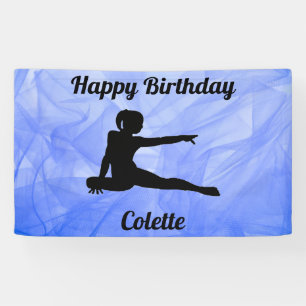 Gymnastik "Happy Birthday" Tulle Banner