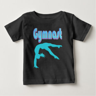 Gymnastik Hinterhand Ausstieg Aquamarin Baby T-shirt