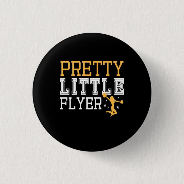 Gymnastik Hübsch Kleiner Flyer Button (Vorderseite)