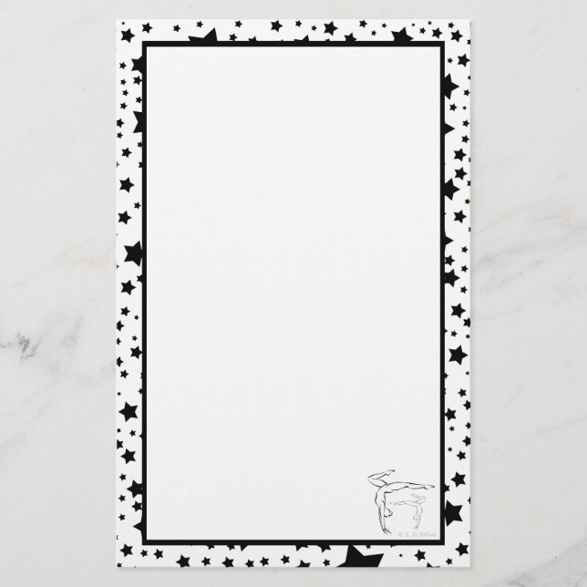 Gymnastik II Briefpapier (Vorderseite)
