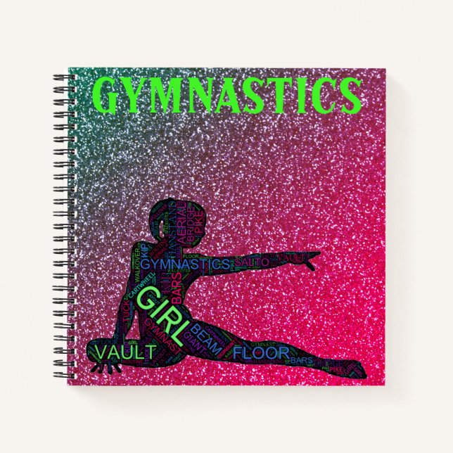 Gymnastik im Tessin Notizbuch (Vorderseite)