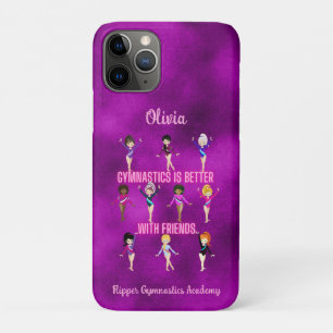 Gymnastik ist besser mit Freunden Personalisiert Case-Mate iPhone Hülle