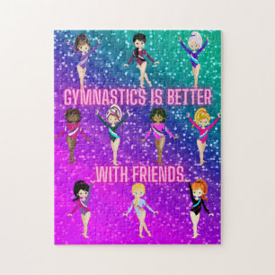 Gymnastik ist besser mit Freunden Super Sparkle