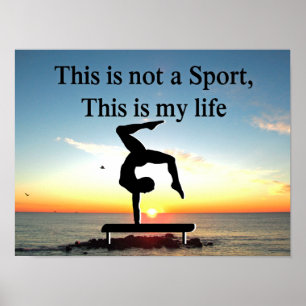 GYMNASTIK IST MEIN LEBEN POSTER