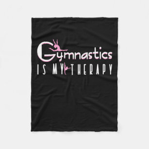 Gymnastik ist meine Therapie Fleecedecke