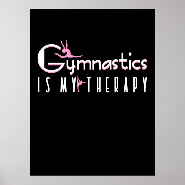 Gymnastik ist meine Therapie Poster (Vorne)