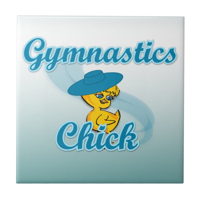 Gymnastik-Küken #3 Fliese (Vorderseite)