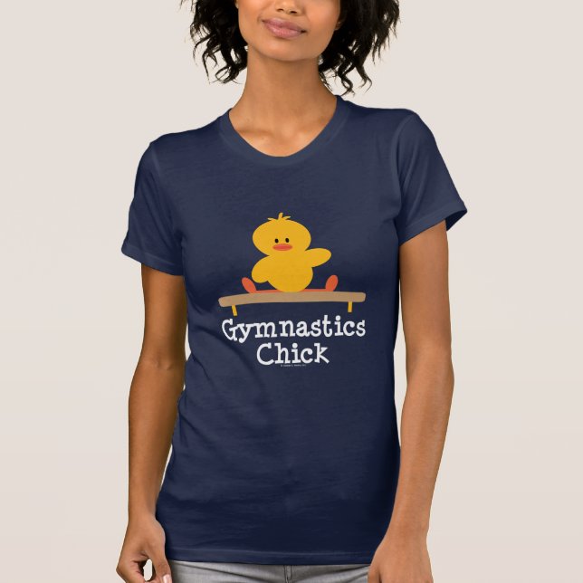 Gymnastik-Küken-T-Shirt T-Shirt (Vorderseite)