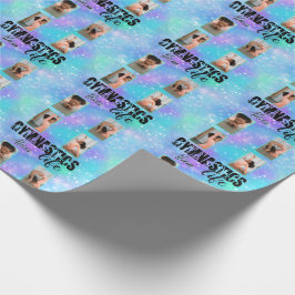 Gymnastik Leben Pastell Personalisierter Name & 4  Geschenkpapier