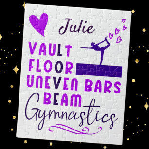 Gymnastik Liebe Vault Floor Uneven Bars Beam
