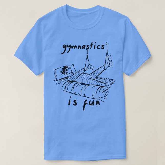 Gymnastik macht Spaß T-Shirt (Design vorne)