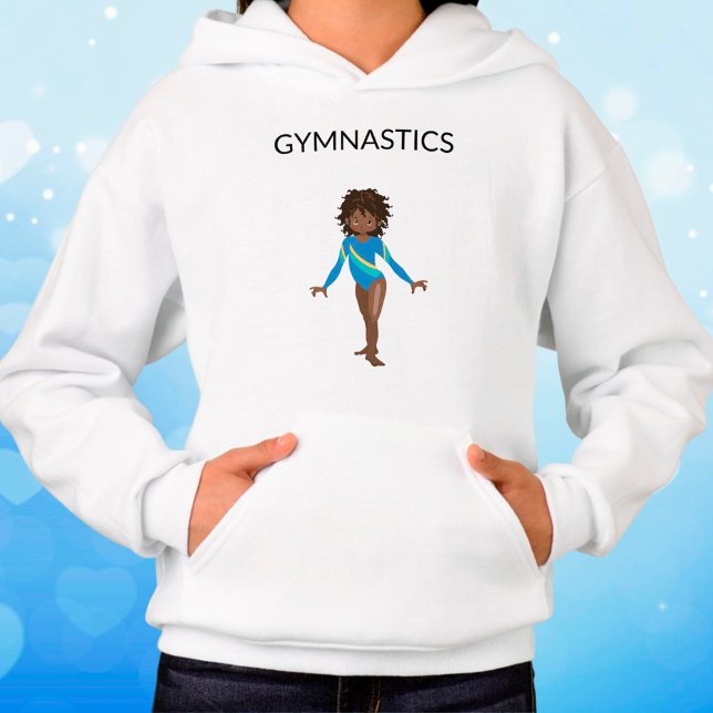Gymnastik Mädchenpullover mit Gymnast Hoodie (Von Creator hochgeladen)
