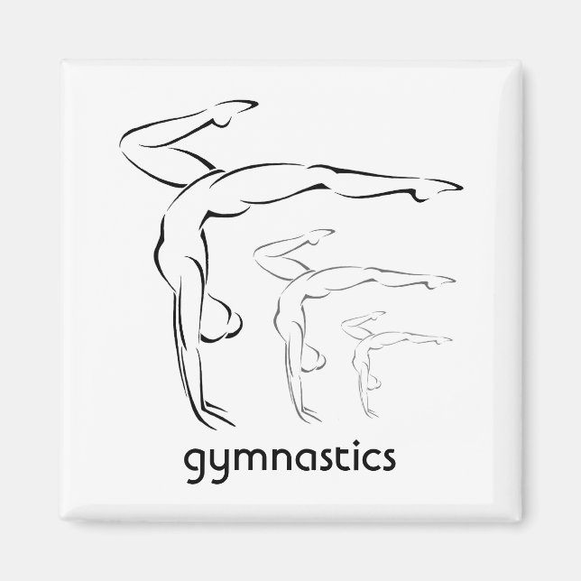 Gymnastik Magnet (Vorne)