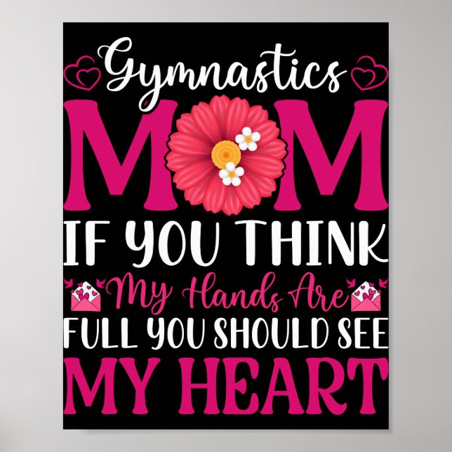Gymnastik Mama Poster (Vorne)