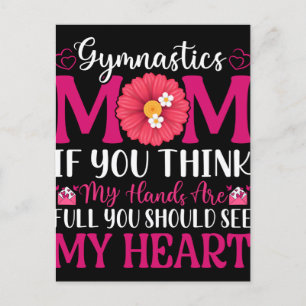 Gymnastik Mama Postkarte