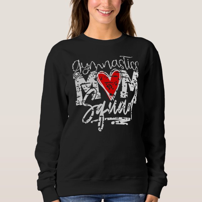 Gymnastik Mama Squad Perfect Score 10 Lieben Gymna Sweatshirt (Vorderseite)