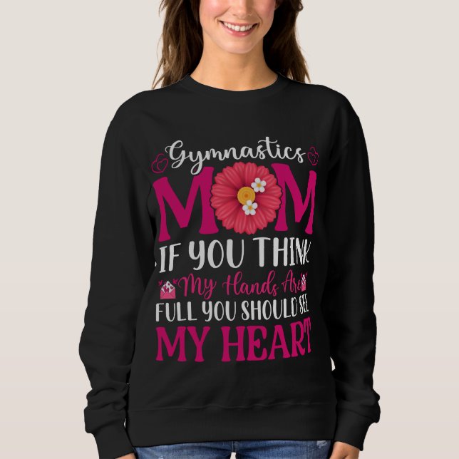 Gymnastik Mama Sweatshirt (Vorderseite)