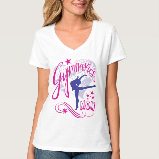 Gymnastik Mama T-Shirt (Vorderseite)
