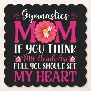 Gymnastik Mama Untersetzer